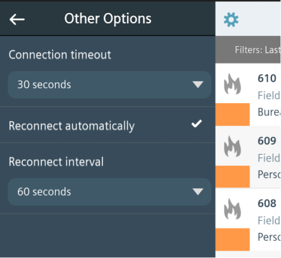 Server Connection Settings